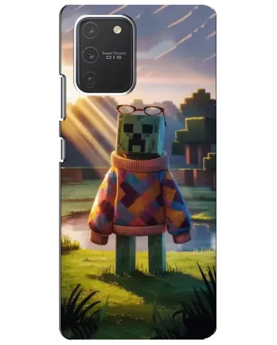 Чехол для Samsung Galaxy S10 Lite с картинкой «Крипер в свитере» Чехол для Samsung Galaxy S10 Lite с картинкой «Крипер в свитере»