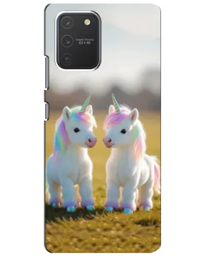 Чехол для Samsung Galaxy S10 Lite с картинкой «Пара единорогов» Чехол для Samsung Galaxy S10 Lite с картинкой «Пара единорогов»