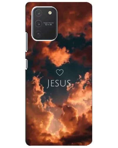 Чехол для Samsung Galaxy S10 Lite с картинкой «Сияние Имени Jesus» Чехол для Samsung Galaxy S10 Lite с картинкой «Сияние Имени Jesus»