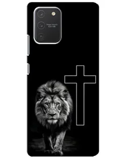 Чехол для Samsung Galaxy S10 Lite с картинкой «Лев и Крест» Чехол для Samsung Galaxy S10 Lite с картинкой «Лев и Крест»