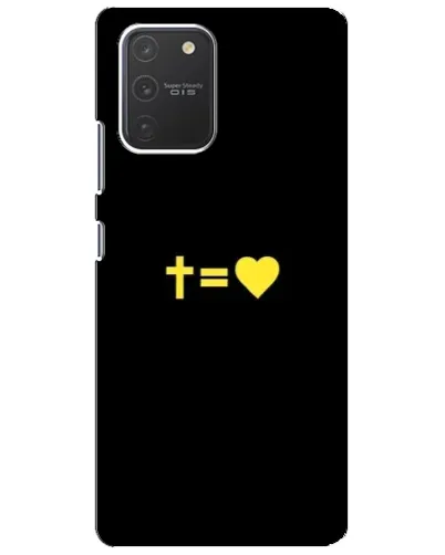 Чехол для Samsung Galaxy S10 Lite с картинкой «Сердце и Крест» Чехол для Samsung Galaxy S10 Lite с картинкой «Сердце и Крест»