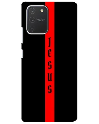 Чехол для Samsung Galaxy S10 Lite с картинкой «Красная линия веры» Чехол для Samsung Galaxy S10 Lite с картинкой «Красная линия веры»