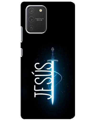 Чехол для Samsung Galaxy S10 Lite с картинкой «Меч Духа Jesus» Чехол для Samsung Galaxy S10 Lite с картинкой «Меч Духа Jesus»