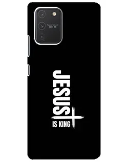 Чехол для Samsung Galaxy S10 Lite с картинкой «Вертикаль веры Jesus»