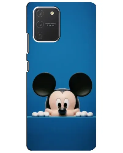 Чехол для Samsung Galaxy S10 Lite с картинкой «Микки выглядывает»