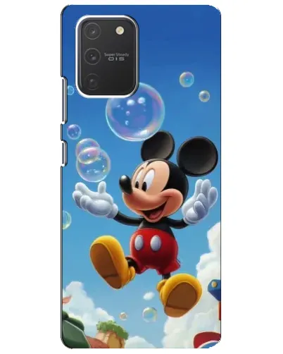 Чехол для Samsung Galaxy S10 Lite с картинкой «Mickey и мыльные пузыри»