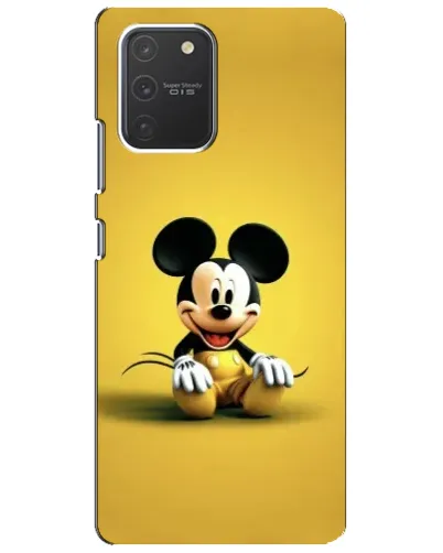 Чехол для Samsung Galaxy S10 Lite с картинкой «Микки на желтом»
