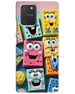 Чехол для Samsung Galaxy S10 Lite с картинкой «Цветные губки»