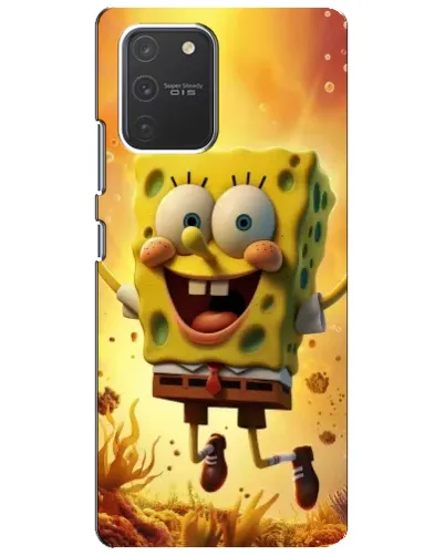 Чехол для Samsung Galaxy S10 Lite с картинкой «Губка Боб прыгает» Чехол для Samsung Galaxy S10 Lite с картинкой «Губка Боб прыгает»