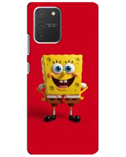 Чехол для Samsung Galaxy S10 Lite с картинкой «Спанч Боб на красном» Чехол для Samsung Galaxy S10 Lite с картинкой «Спанч Боб на красном»