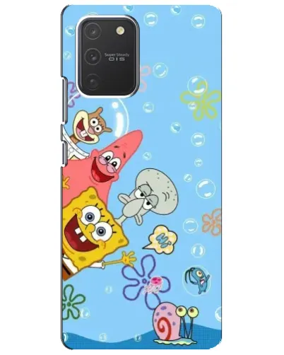 Чехол для Samsung Galaxy S10 Lite с картинкой «Веселые пузырьки» Чехол для Samsung Galaxy S10 Lite с картинкой «Веселые пузырьки»