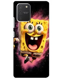 Чехол для Samsung Galaxy S10 Lite с картинкой «Взрывной Спанч Боб»