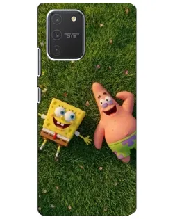 Чехол для Samsung Galaxy S10 Lite с картинкой «Друзья на лужайке» Чехол для Samsung Galaxy S10 Lite с картинкой «Друзья на лужайке»