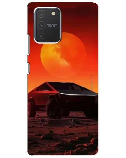 Чехол для Samsung Galaxy S10 Lite с картинкой «Cybertruck на Марсе» Чехол для Samsung Galaxy S10 Lite с картинкой «Cybertruck на Марсе»
