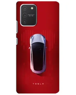 Чехол для Samsung Galaxy S10 Lite с картинкой «Tesla Top View»
