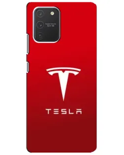 Чехол для Samsung Galaxy S10 Lite с картинкой «Tesla Red Classic»