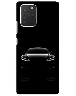 Чехол для Samsung Galaxy S10 Lite с картинкой «Силуэт Tesla Night»