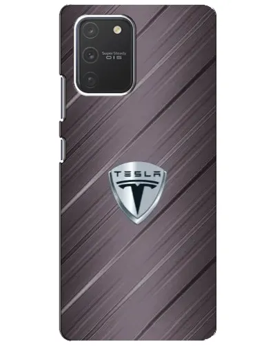 Чехол для Samsung Galaxy S10 Lite с картинкой «Металлическая текстура Tesla» Чехол для Samsung Galaxy S10 Lite с картинкой «Металлическая текстура Tesla»