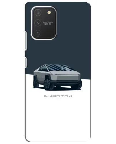 Чехол для Samsung Galaxy S10 Lite с картинкой «Серебристый Cybertruck Tesla» Чехол для Samsung Galaxy S10 Lite с картинкой «Серебристый Cybertruck Tesla»