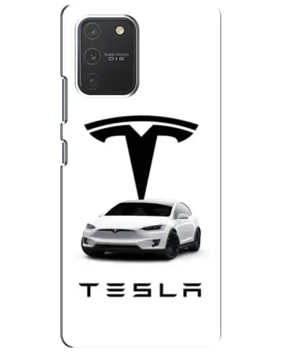 Чехол для Samsung Galaxy S10 Lite с картинкой «Tesla White Style» Чехол для Samsung Galaxy S10 Lite с картинкой «Tesla White Style»
