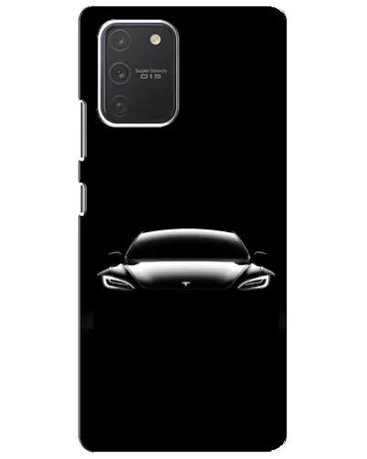 Чехол для Samsung Galaxy S10 Lite с картинкой «Фары Tesla Night» Чехол для Samsung Galaxy S10 Lite с картинкой «Фары Tesla Night»