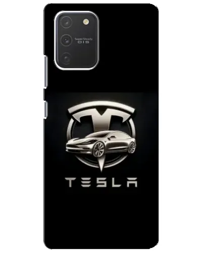 Чехол для Samsung Galaxy S10 Lite с картинкой «Tesla — серебристое авто» Чехол для Samsung Galaxy S10 Lite с картинкой «Tesla — серебристое авто»