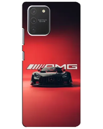 Чехол для Samsung Galaxy S10 Lite с картинкой «Mercedes AMG — красная линия»