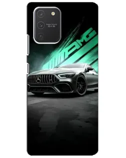 Чехол для Samsung Galaxy S10 Lite с картинкой «Темный Mercedes AMG»