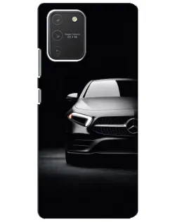 Чехол для Samsung Galaxy S10 Lite с картинкой «Свет фар Mercedes»