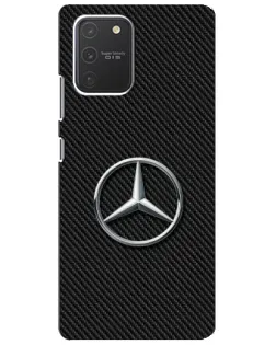 Чехол для Samsung Galaxy S10 Lite с картинкой «Карбоновый Mercedes стиль» Чехол для Samsung Galaxy S10 Lite с картинкой «Карбоновый Mercedes стиль»