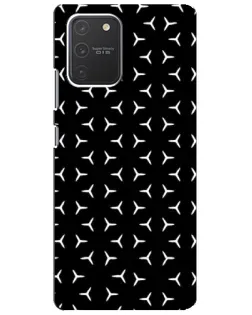Чехол для Samsung Galaxy S10 Lite с картинкой «Mercedes паттерн звезд» Чехол для Samsung Galaxy S10 Lite с картинкой «Mercedes паттерн звезд»