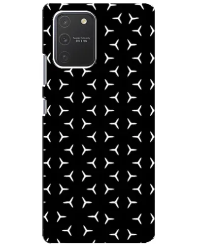 Чехол для Samsung Galaxy S10 Lite с картинкой «Mercedes паттерн звезд» Чехол для Samsung Galaxy S10 Lite с картинкой «Mercedes паттерн звезд»