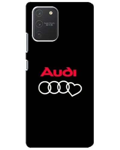 Чехол для Samsung Galaxy S10 Lite с картинкой «Логотип Audi Heart» Чехол для Samsung Galaxy S10 Lite с картинкой «Логотип Audi Heart»