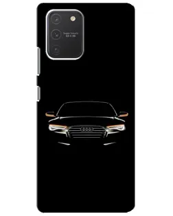 Чехол для Samsung Galaxy S10 Lite с картинкой «Audi — ночной контур» Чехол для Samsung Galaxy S10 Lite с картинкой «Audi — ночной контур»