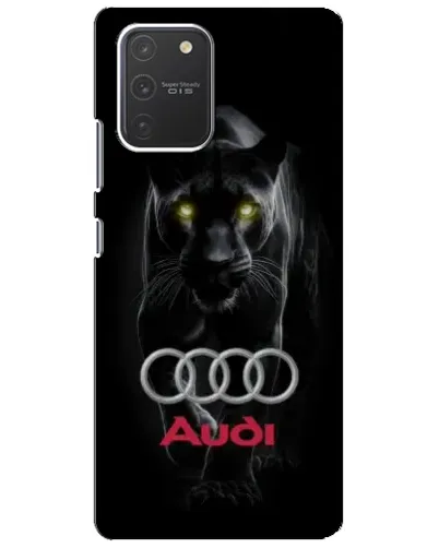 Чехол для Samsung Galaxy S10 Lite с картинкой «Пантера и Audi» Чехол для Samsung Galaxy S10 Lite с картинкой «Пантера и Audi»