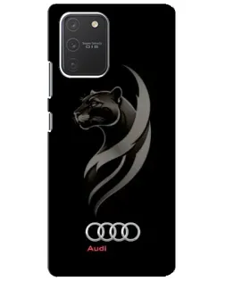 Чехол для Samsung Galaxy S10 Lite с картинкой «Графика — пантера и Audi» Чехол для Samsung Galaxy S10 Lite с картинкой «Графика — пантера и Audi»