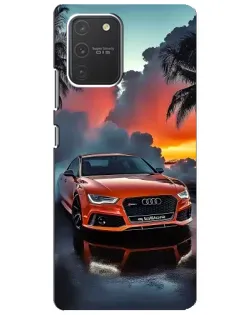Чехол для Samsung Galaxy S10 Lite с картинкой «Audi — закат» Чехол для Samsung Galaxy S10 Lite с картинкой «Audi — закат»