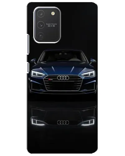 Чехол для Samsung Galaxy S10 Lite с картинкой «Audi — ночное отражение» Чехол для Samsung Galaxy S10 Lite с картинкой «Audi — ночное отражение»