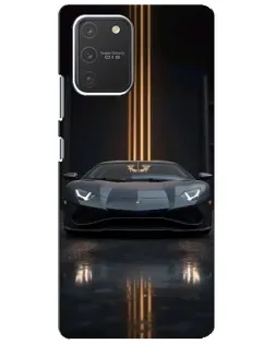 Чехол для Samsung Galaxy S10 Lite с картинкой «Lamborghini золотые линии»