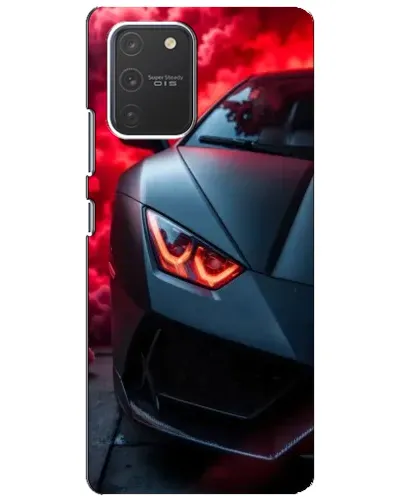 Чехол для Samsung Galaxy S10 Lite с картинкой «Lamborghini красное сияние» Чехол для Samsung Galaxy S10 Lite с картинкой «Lamborghini красное сияние»