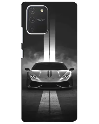 Чехол для Samsung Galaxy S10 Lite с картинкой «Lamborghini симметрия дорог» Чехол для Samsung Galaxy S10 Lite с картинкой «Lamborghini симметрия дорог»