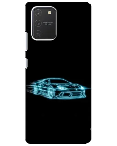 Чехол для Samsung Galaxy S10 Lite с картинкой «Неоновый контур Lamborghini» Чехол для Samsung Galaxy S10 Lite с картинкой «Неоновый контур Lamborghini»