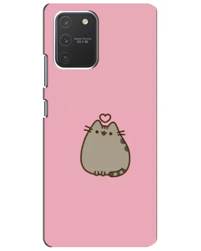 Чехол для Samsung Galaxy S10 Lite с картинкой «Pusheen сердце» Чехол для Samsung Galaxy S10 Lite с картинкой «Pusheen сердце»
