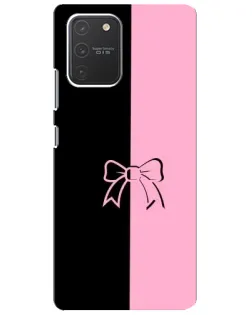 Чехол для Samsung Galaxy S10 Lite с картинкой «Половинки банта»