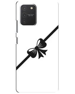 Чехол для Samsung Galaxy S10 Lite с картинкой «Диагональный бант»