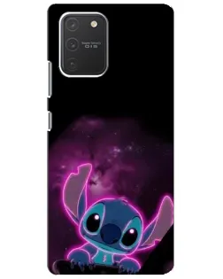 Чехол для Samsung Galaxy S10 Lite с картинкой «Неоновый Stitch» Чехол для Samsung Galaxy S10 Lite с картинкой «Неоновый Stitch»