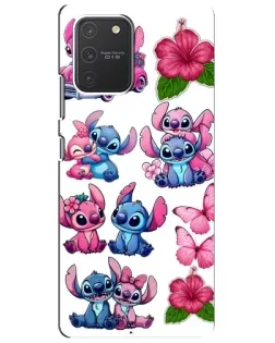 Чехол для Samsung Galaxy S10 Lite с картинкой «Стикеры Stitch и Angel» Чехол для Samsung Galaxy S10 Lite с картинкой «Стикеры Stitch и Angel»