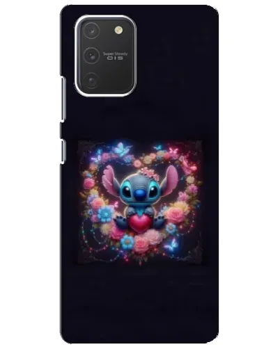 Чехол для Samsung Galaxy S10 Lite с картинкой «Stitch в цветах» Чехол для Samsung Galaxy S10 Lite с картинкой «Stitch в цветах»