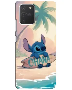 Чехол для Samsung Galaxy S10 Lite с картинкой «Стич на серфе» Чехол для Samsung Galaxy S10 Lite с картинкой «Стич на серфе»
