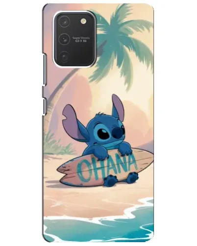 Чехол для Samsung Galaxy S10 Lite с картинкой «Стич на серфе» Чехол для Samsung Galaxy S10 Lite с картинкой «Стич на серфе»